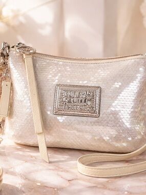 Coach Poppy Sequin Wristlet (Y2K era / retired line)